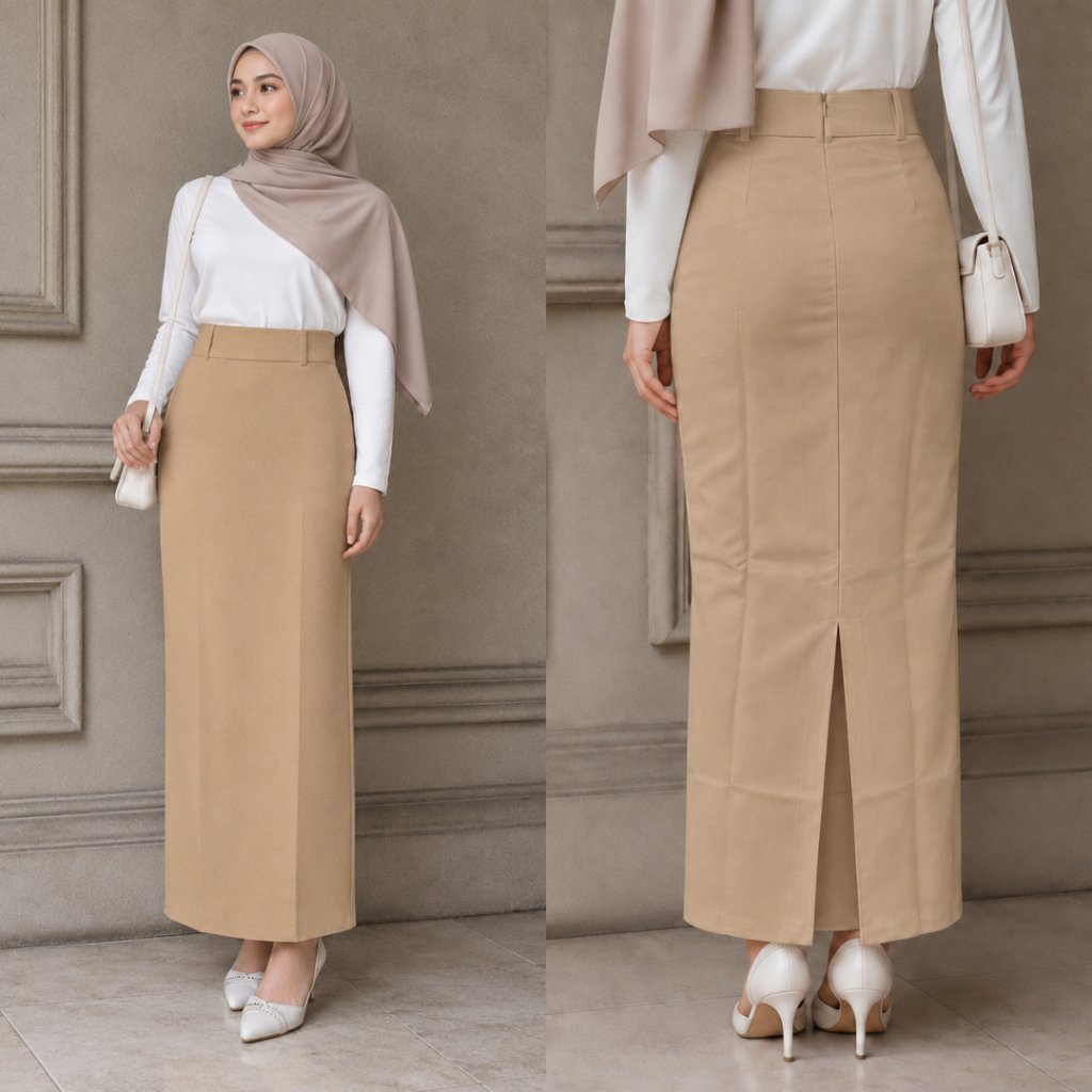 ONONAN ROK WANITA MODEL SPAN PANJANG