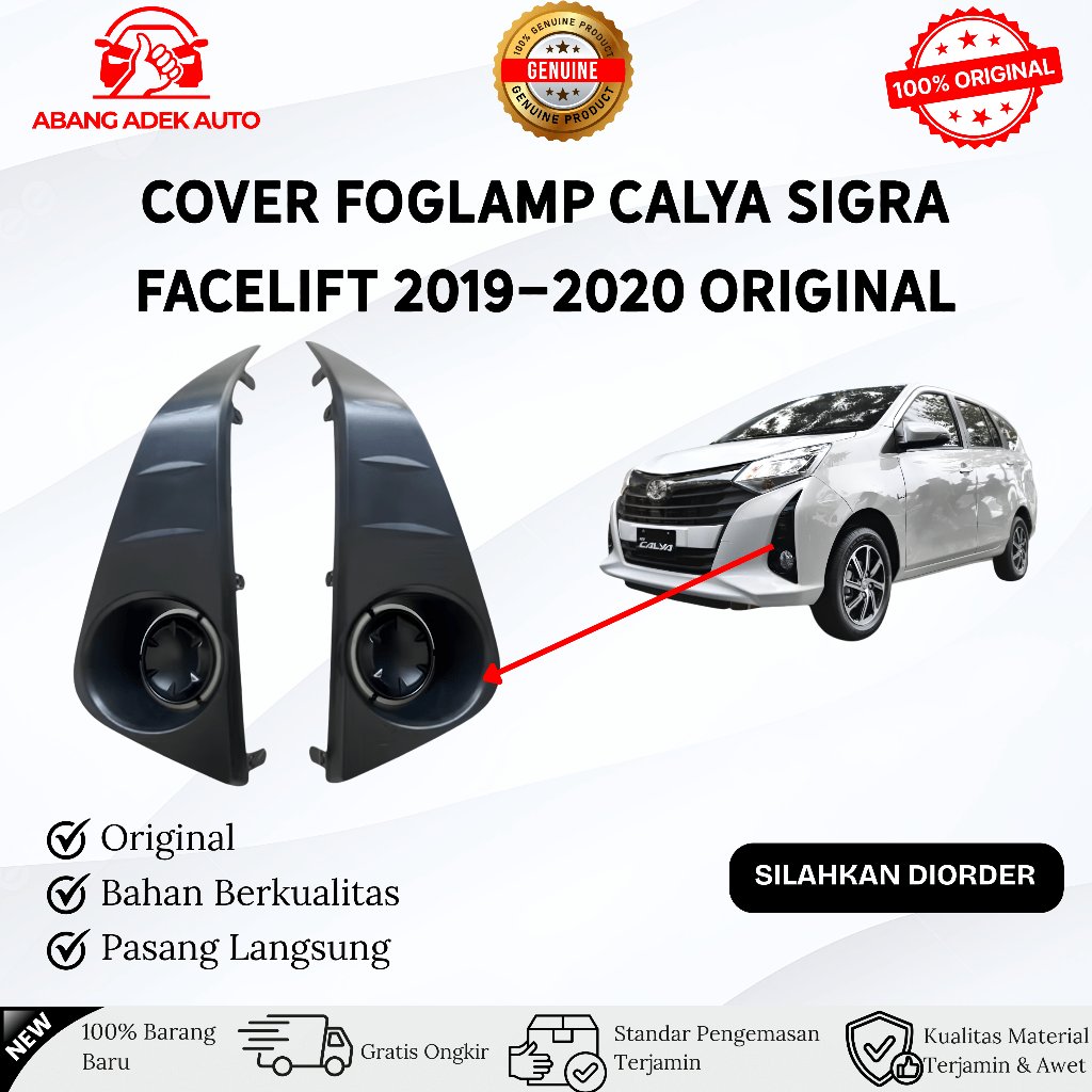 Cover Foglamp Sigra Calya Facelift 2018 2021 Original