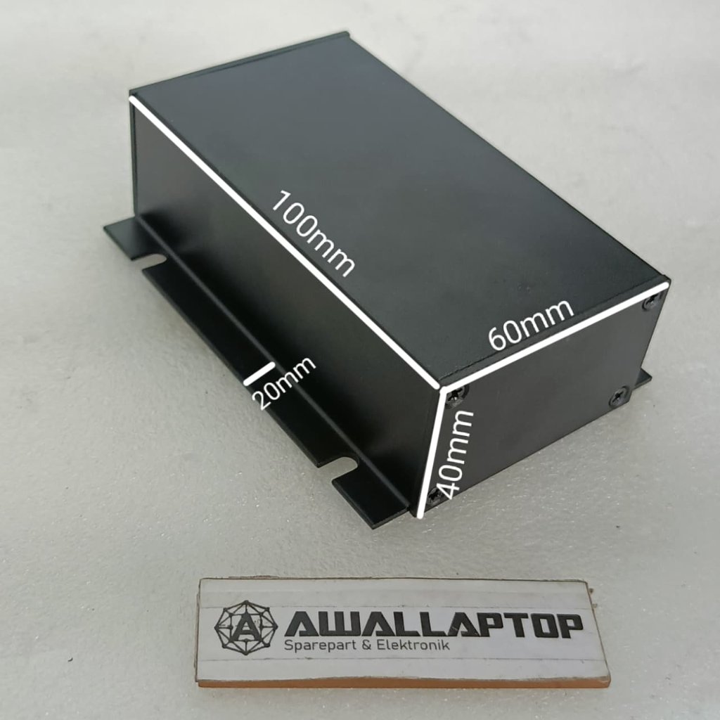 box alumunium aluminium enclosure case DIY project box 100x60x40mm