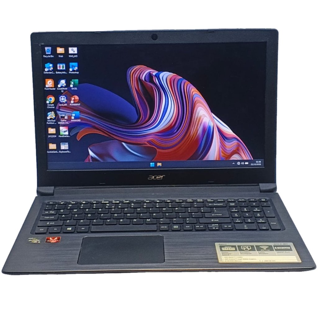 Laptop Acer Aspire A315-41G AMD Ryzen 5 2500U Ram 8Gb SSD 256Gb
