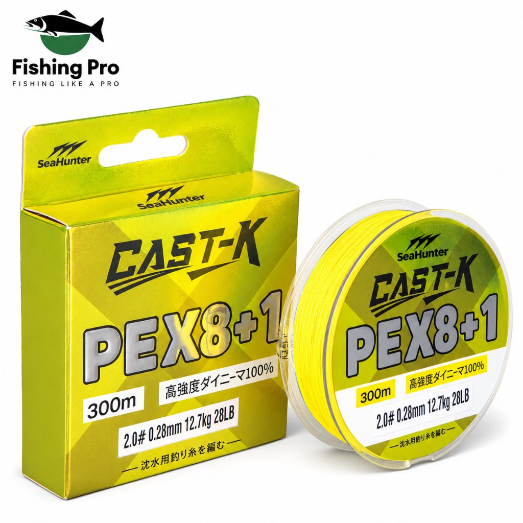 SeaHunter Cast King Sinking Line PE X8+1 Senar 150M Fishing