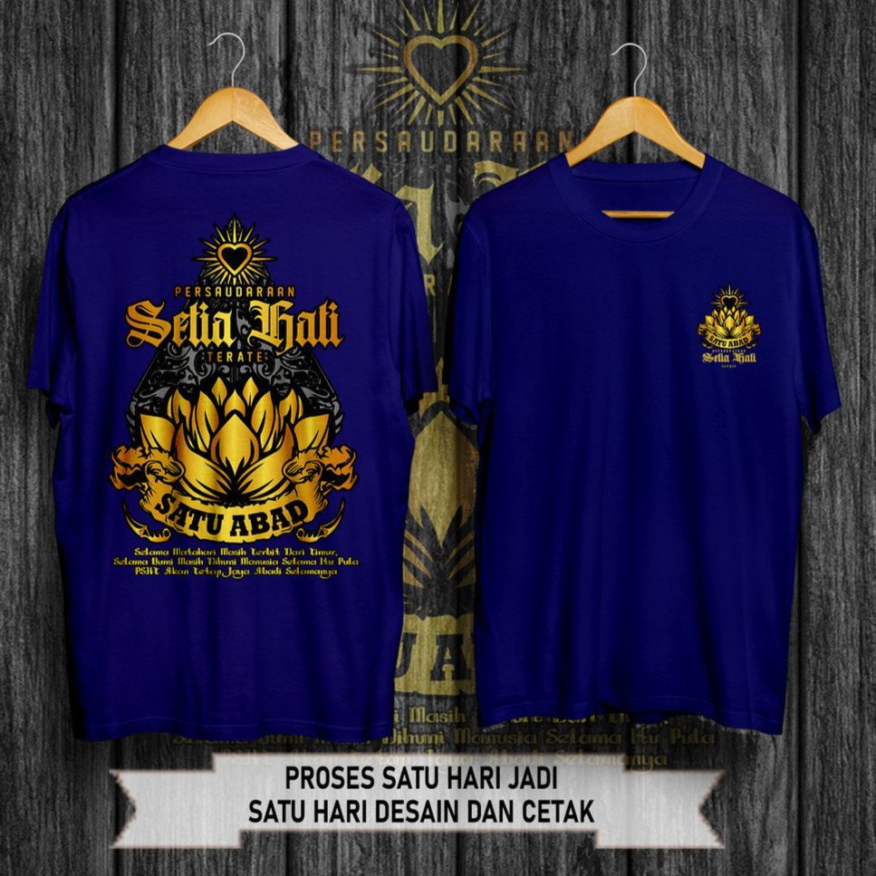 KAOS PSHT PENCAK SILAT SH TERATE BAJU SILAT TERATE WARU PUTIH CLOTH TERATE EMAS 1 ABAD TERBARU kEREN