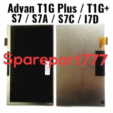 lcd advan T1G plus / S7 / S7A / S7C / i7D lcd only baru
