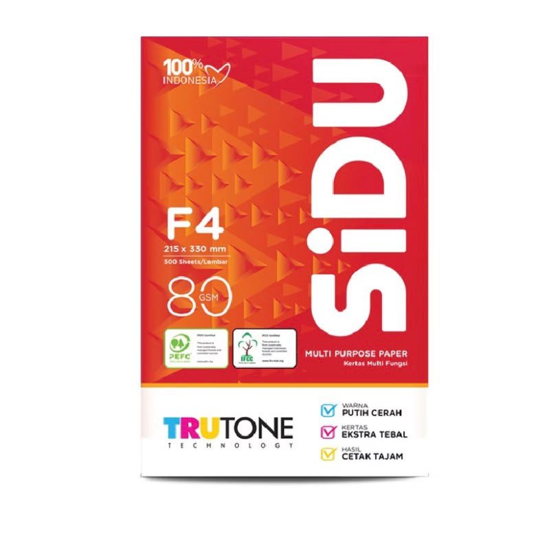 Kertas F4 SIDU 80 GSM