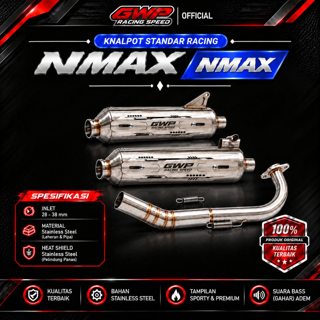 KNALPOT STANDAR RACING NMAX