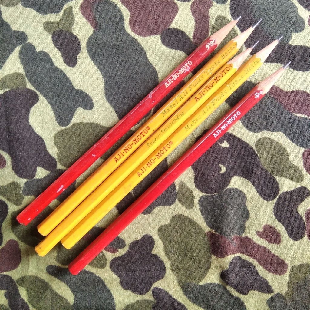 

Ajinomoto Merk Jadul Pensil Jadul Oshin Vintage Retro 80's Antik