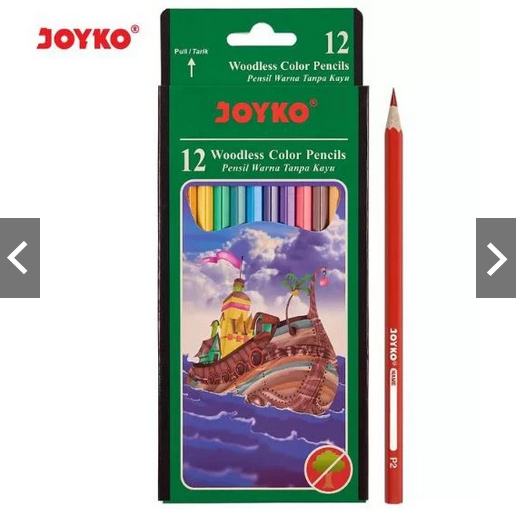 

PENSIL WARNA 12 WARNA JOYKO PANJANG