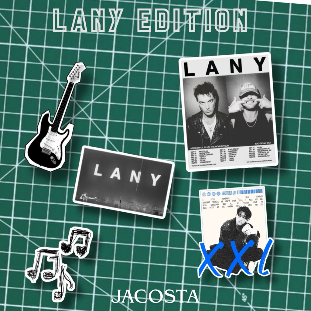 

Stiker Lany Aesthetic | Sticker LANY Waterproof Laptop, HP, Botol Minum Sticker LANY Aesthetic | Stiker Band Premium Tahan Air untuk Laptop HP