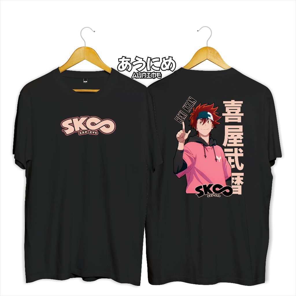 Kaos REKI KYAN SK8 The INFINITY Kaos Anime manga wibu kaos distro cotton combed Aunime