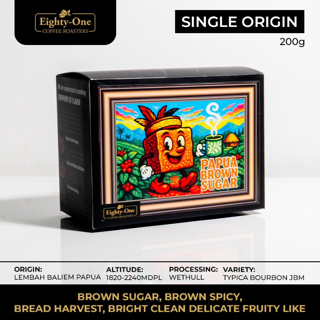

Papua Brown Sugar I Single Origin Papua I 200gr
