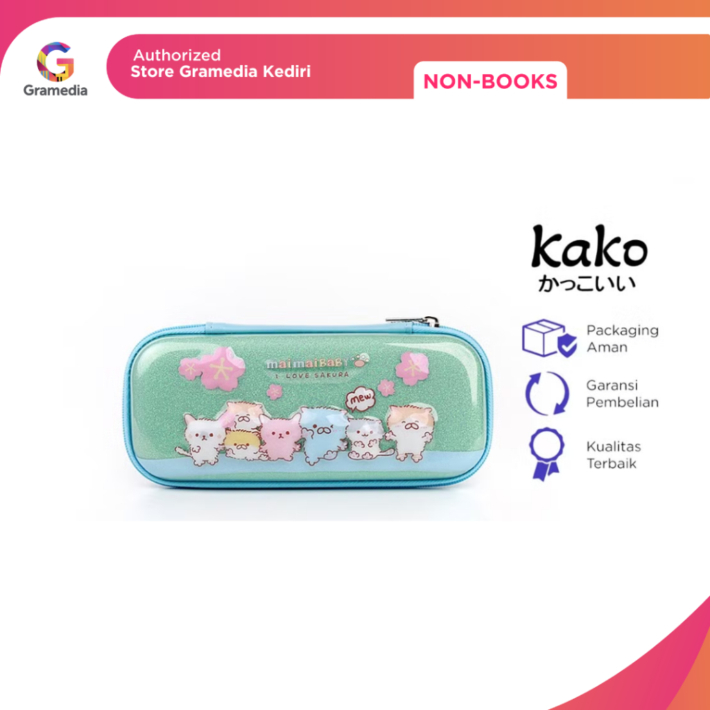 

Gramedia Kediri-Kako Hardcase Pencase Maimai Baby Blue Mhlo70677