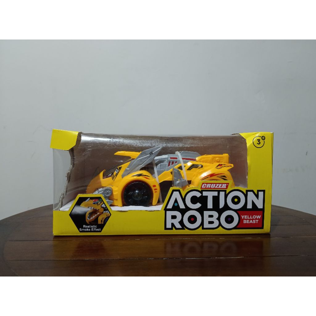 Cruzer Action Robo Yellow Beast / Toys Kingdom Cruzer Robot Dinosaurus / Robot Dinosaurus Cruzer Sua