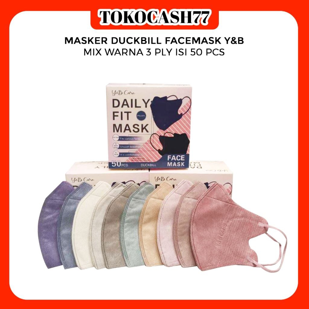 Y&B CARE DAILY FIT MASK DUCKBILL FACE MASK