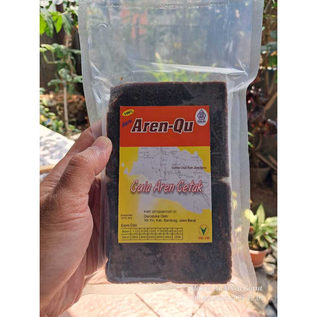 

Aren-Qu/Gula Cetak/Palm Arenga Sugar/Terbuat dari 100% nira Aren (Lahang)
