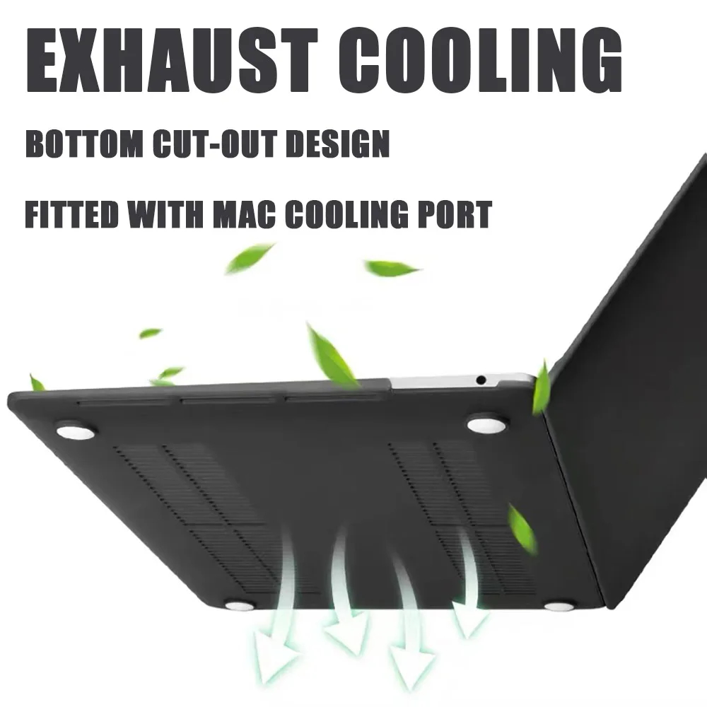 COLMER Crystal Case MacBook Pro 14 16 Inch M2 M3 M4 Case Cover Casing Pelindung Laptop Transparan - 