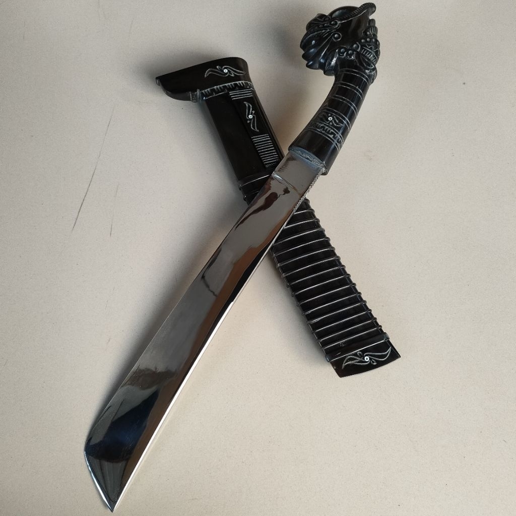 pisau full tanduk maharaja wayang