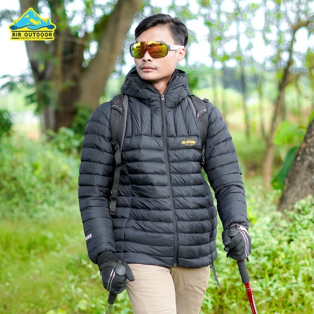 JAKET GUNUNG INNER DACRON GELEMBUNG RIR HAPUXS JAKET HOODIE PRIA WANITA CAMPING HIKING OUTDOOR