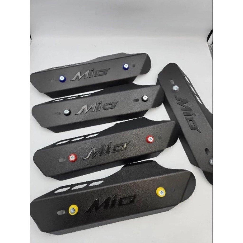 Cover Knalpot Mio Tameng Knalpot Logo MIO Timbul Knalpot Plus Baut Mio Sporty MioM3 MioJ Universal
