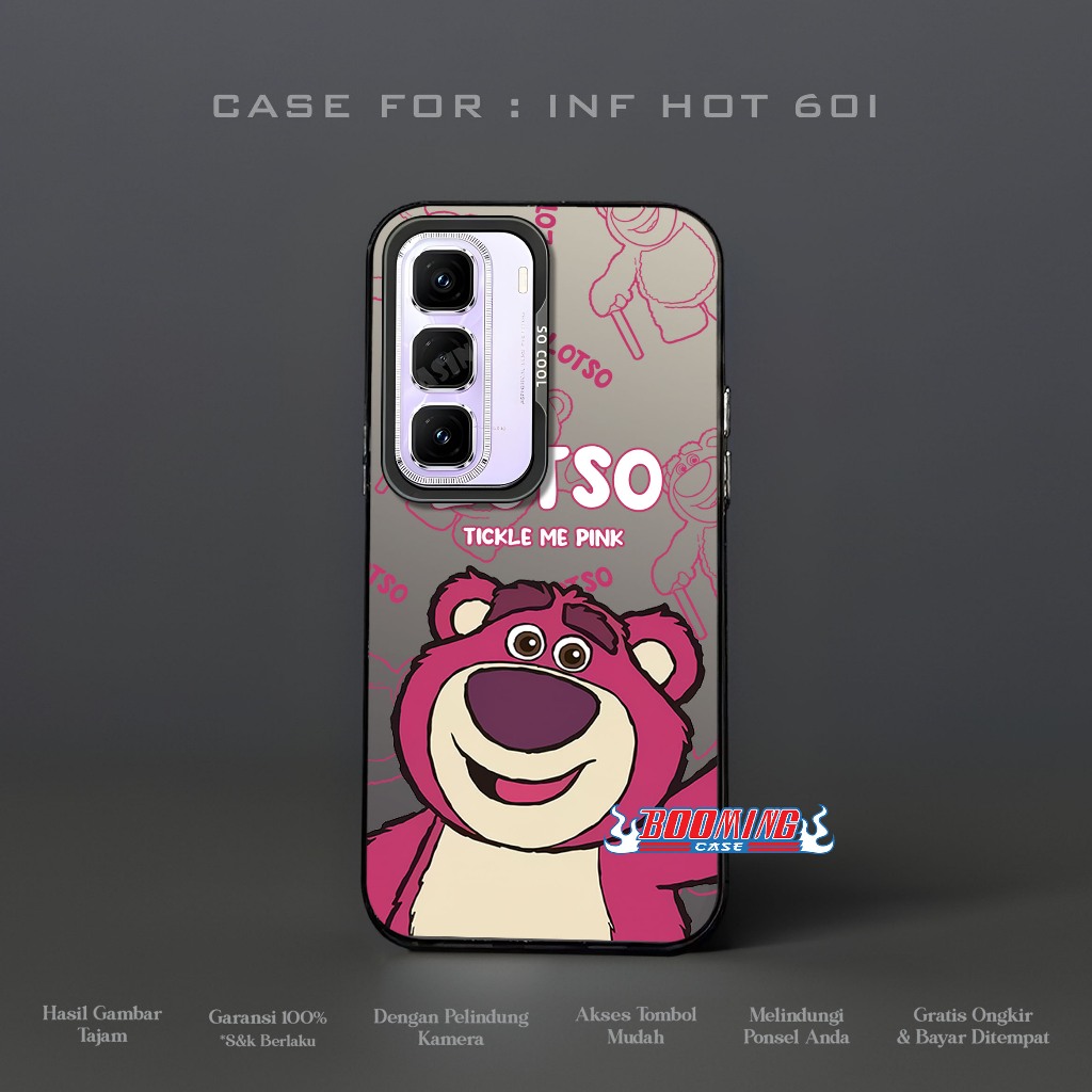 Case Infinix Hot 60i Casing Infinix Premium Matte Hard Casing - Case IMD - Case Hologram Motif LOTSO