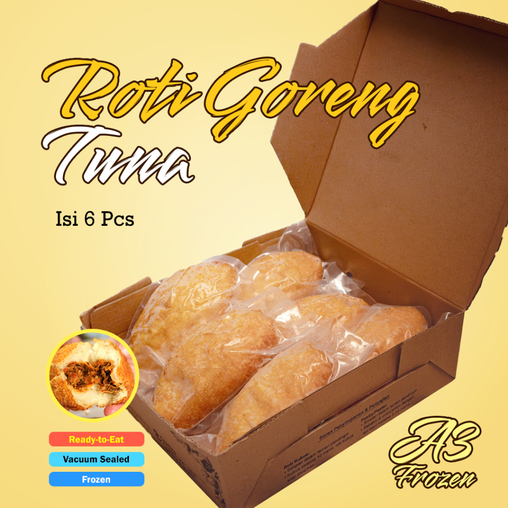 

Roti Goreng Tuna A3 Frozen Isi 6 Pcs Tekstur Renyah dan Lembut