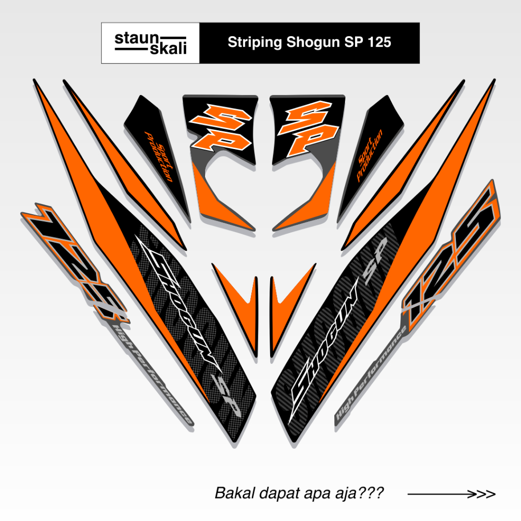 Striping Shogun SP 125 Variasi (17) 2005 2006