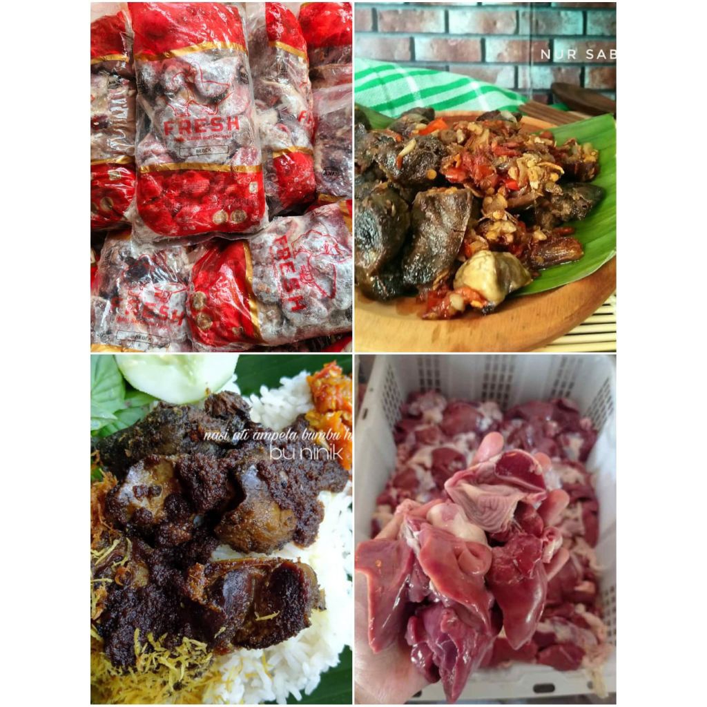 

Titik Frozen | HJA Hati Jantung Ampela Bebek bersih 1kg