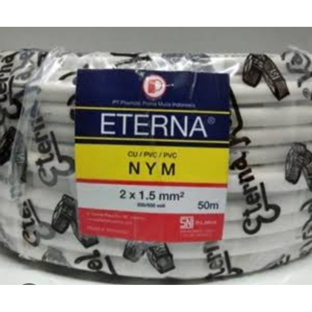 Kabel NYM 2x1,5 50Meter Eterna