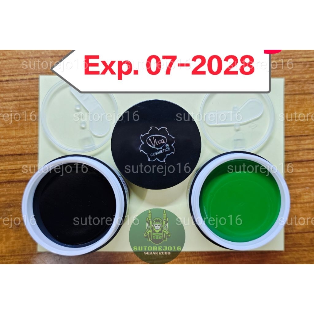 samaran cat muka wajah perang tni / polisi viva kosmetik tata rias pengantin solo basahan