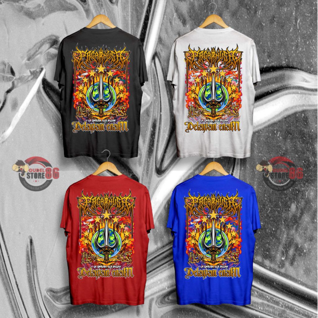 Kaos pagar Nusa metal termurah