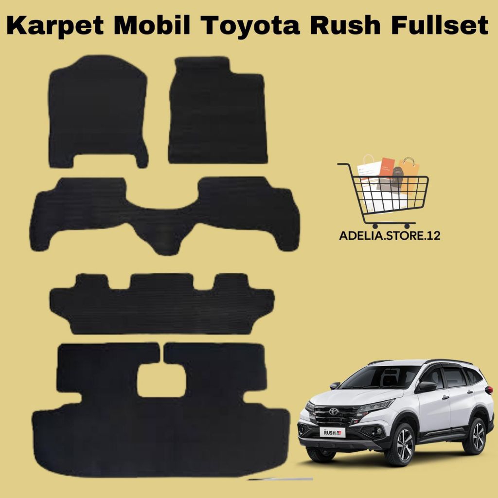 KARPET MOBIL TOYOTA RUSH & TERRIOS FULLSETT MATRAS MOBIL TOYOTA RUSH & TERRIOS