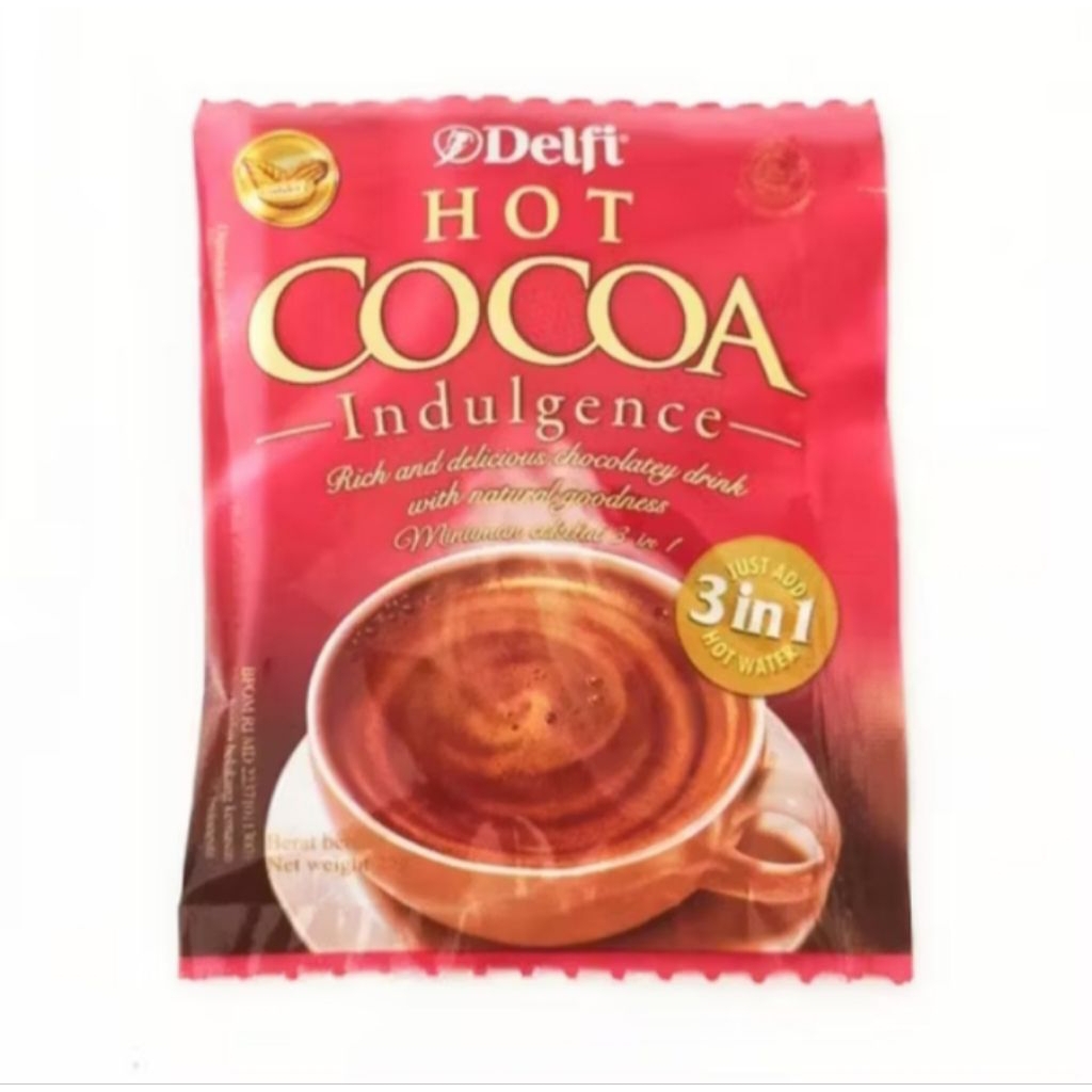 

DELFI HOT COCOA MINUMAN HANGAT RENCENG ISI 10@25g