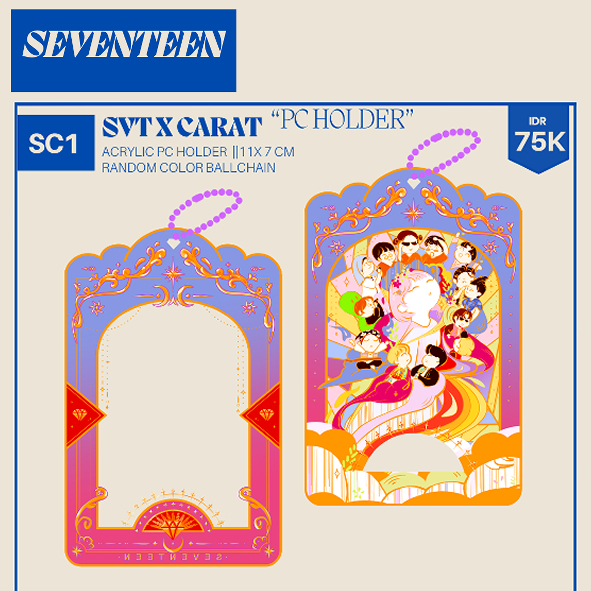 [CLEARENSE SALE] PC Holder Seventeen x Carat |  Photocard Holder