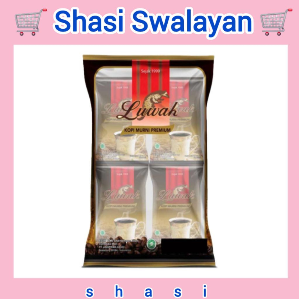 

LUWAK Kopi Murni Premium 6,5 gr x 9 Sachet - Kopi Instan
