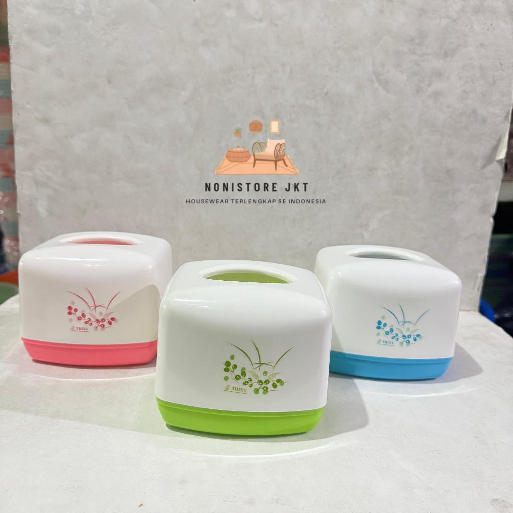 TEMPAT TISU TRIXY SMALL / TEMPAT TISSUE TRIXY CASEO / KOTAK TISSUE KECIL / TEMPAT TISSUE TEBAL / TEM
