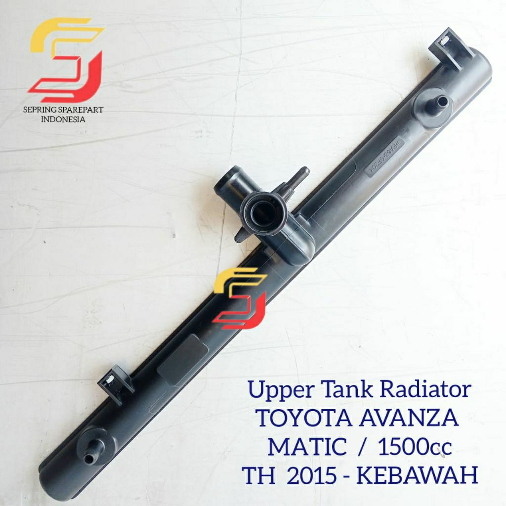 UPPER TANK RADIATOR AVANZA 1.5cc METIC TEBAL ORI COVER TUTUP ATAS