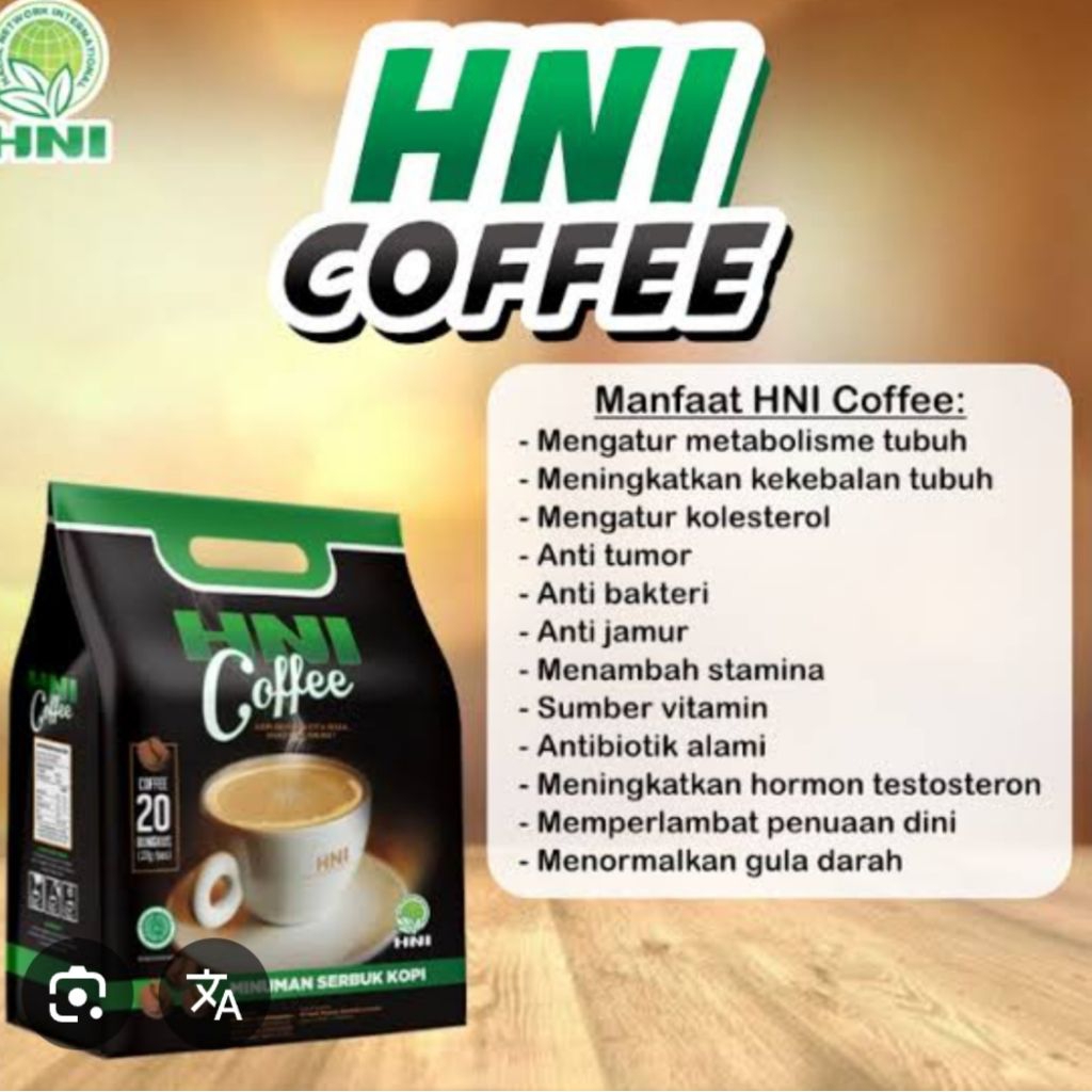 

Terlaris kopi HNI COFFE ASLI DARI HNI HPAI HARGA TERJANGKAU KUALITAS PREMIUM. EXP. 2027