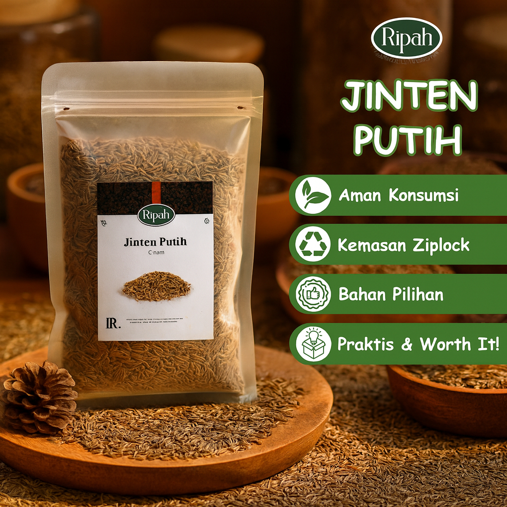 

40gr Jintan / Jintan Wangi / Cumin / Caraway / Jinten / Ripah Rempah PREMIUM QUALITY