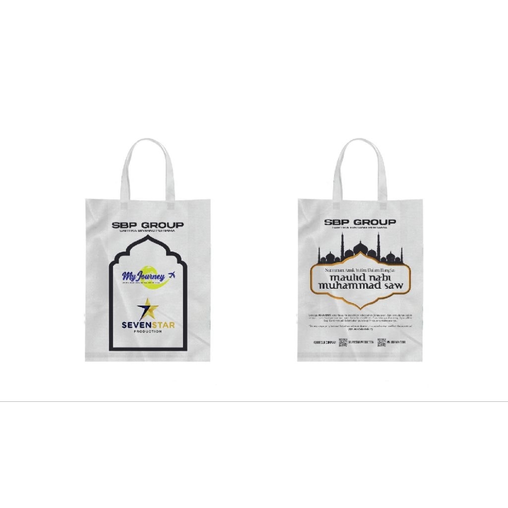 

Goodiebag Kombinasi 2 sisi digital dan sablon