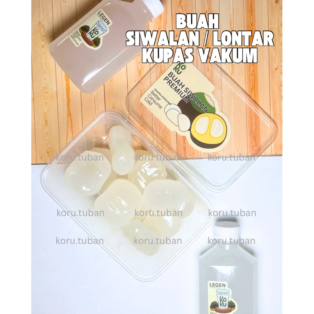 

(KHUSUS JATIM) BUAH SIWALAN / LONTAR VACUUM KUPAS BERSIH