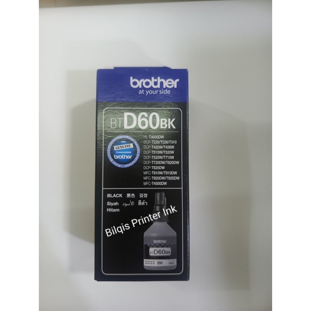TINTAORIGINALBTD60BK,BT5000C,Y,M100%OriginalDCPT220,T420,T520W,T720DWDanHLT4000DW,MFCT4500DW