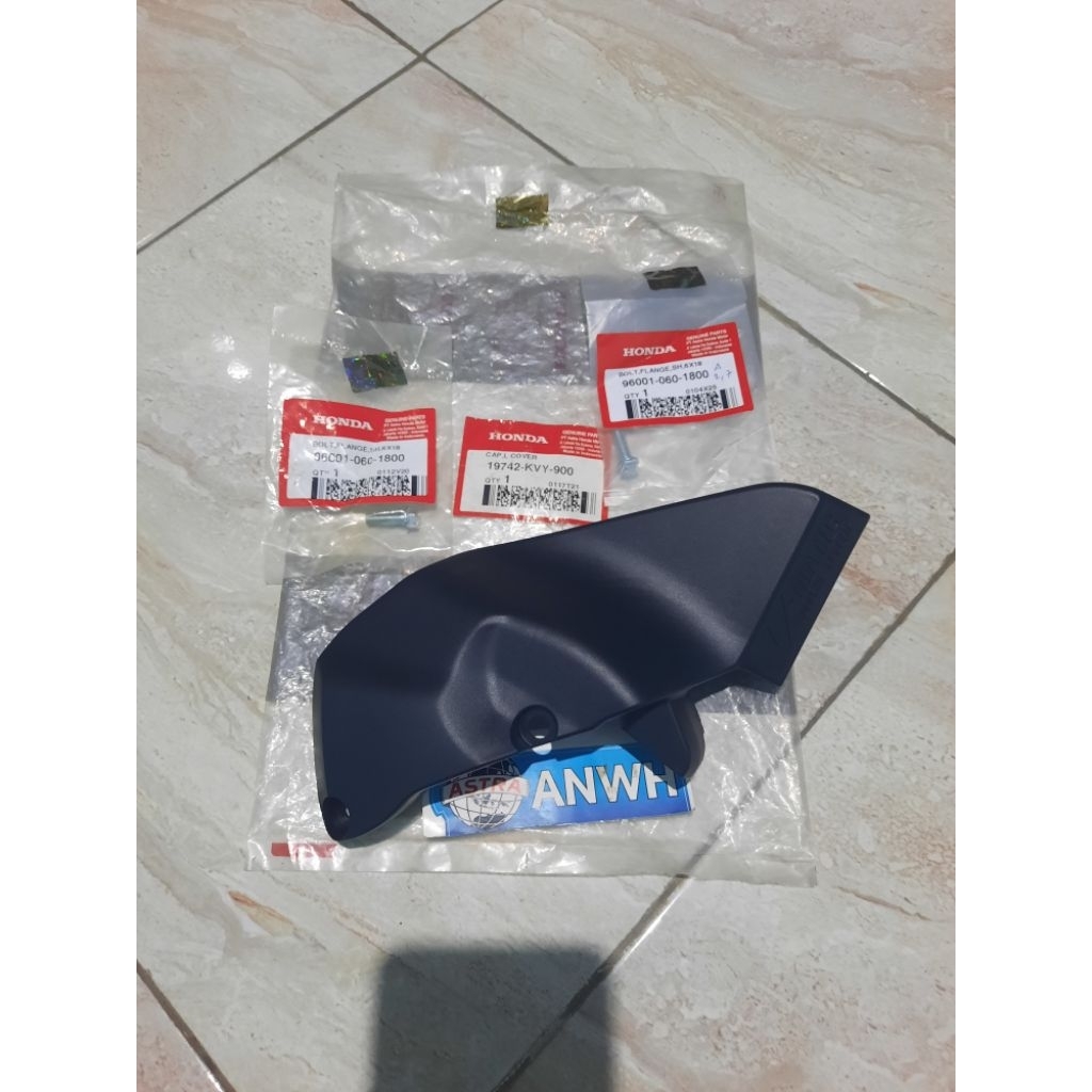 Cap L Cover Tutup Bak CVT Beat Karbu Original 19742-KVY-900