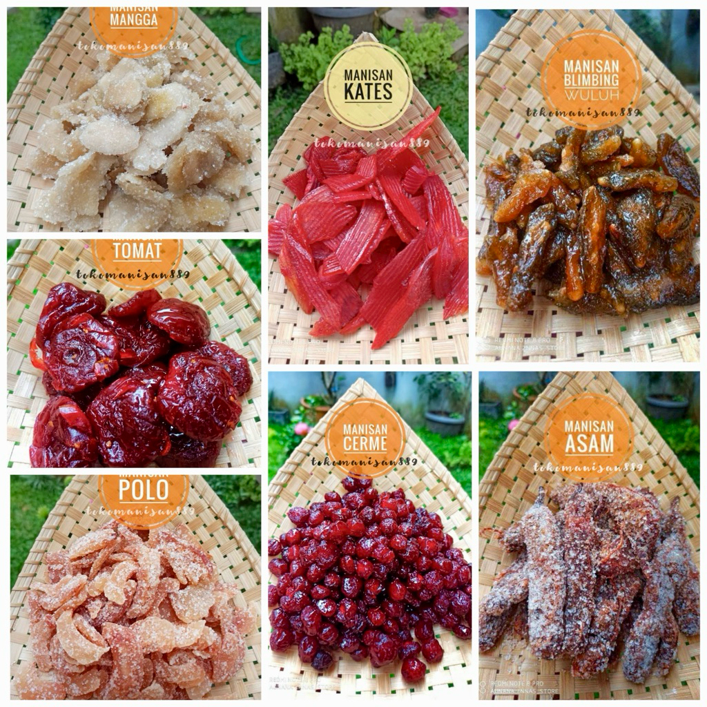 

PROMO ANEKA MANISAN 500 GRAM TANPA PEMANIS BUATAN