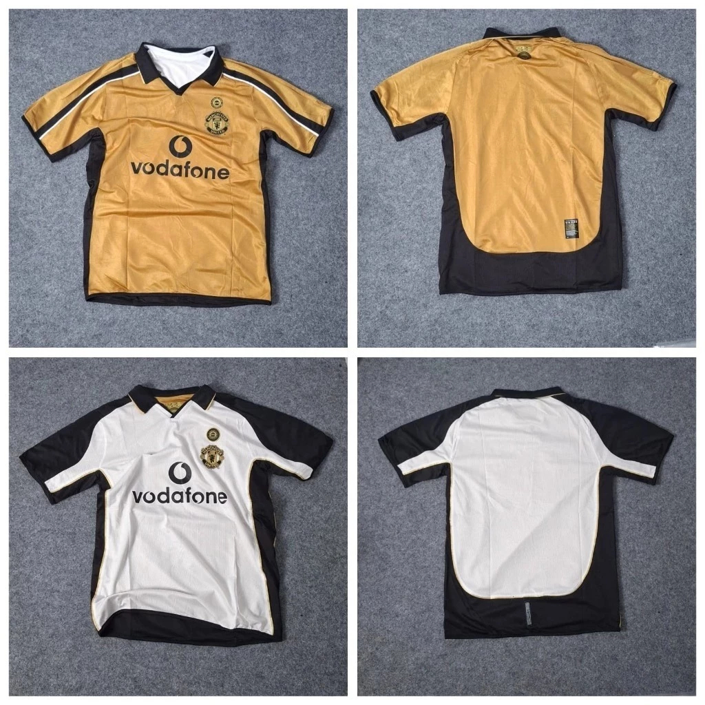 (RETRO) JERSEY RETRO VINTAGE MU AWAY RIVERSIBLE BULAK BALIK 2001/2002 GRADE AAA CLASSIC
