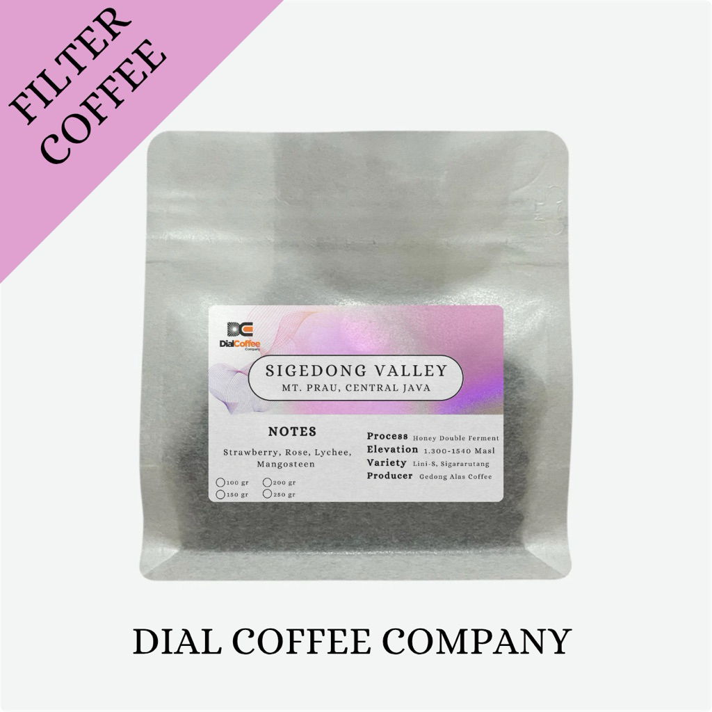 

Gunung Prau Sigedong Valley Temanggung Central Java Proses Honey Double Ferment Origin Specialty Coffee Arabica Beans 100gr 150gr 200gr 250gr