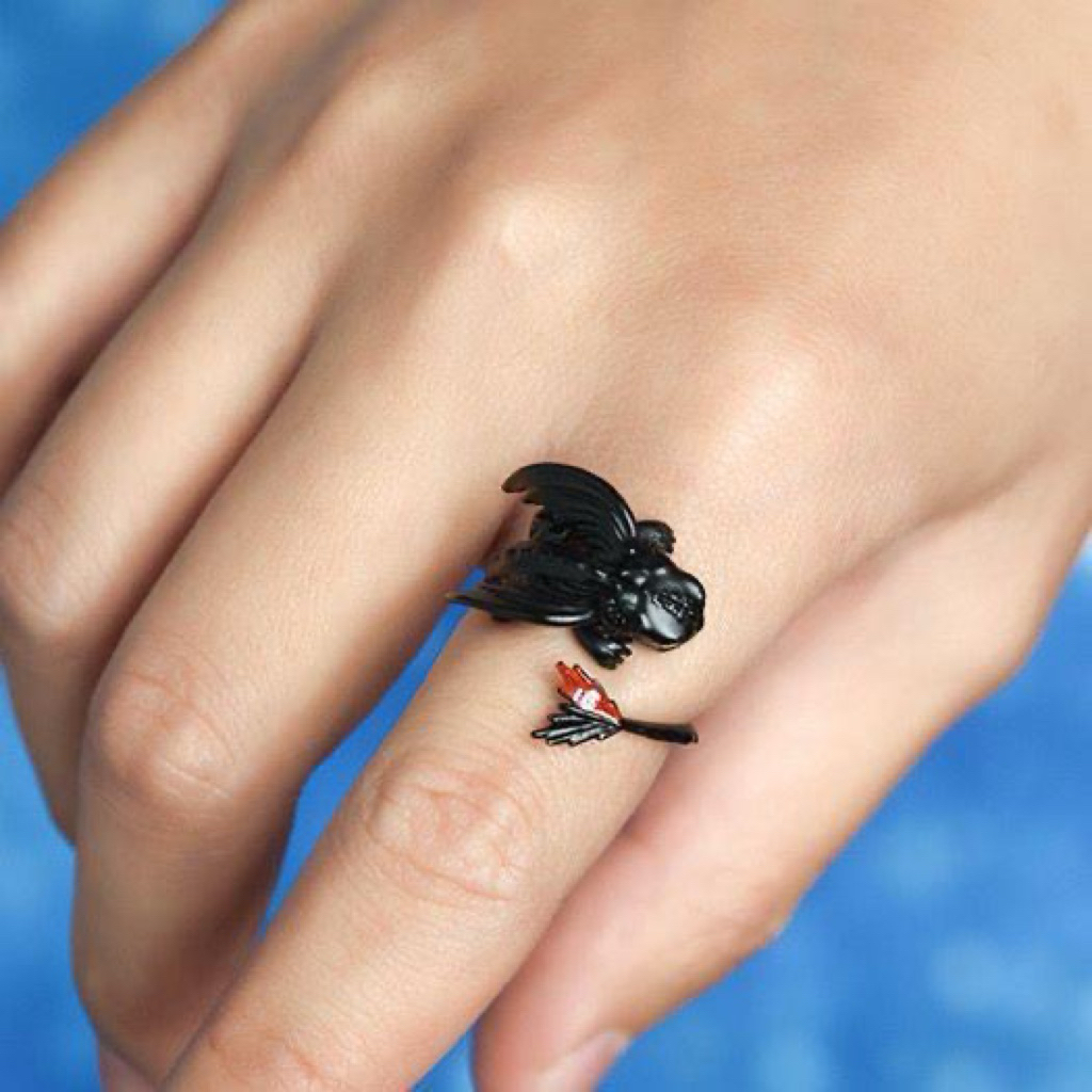 [PREORDER] Cincin Couple How To Train Your Dragon – Toothless & Light Fury