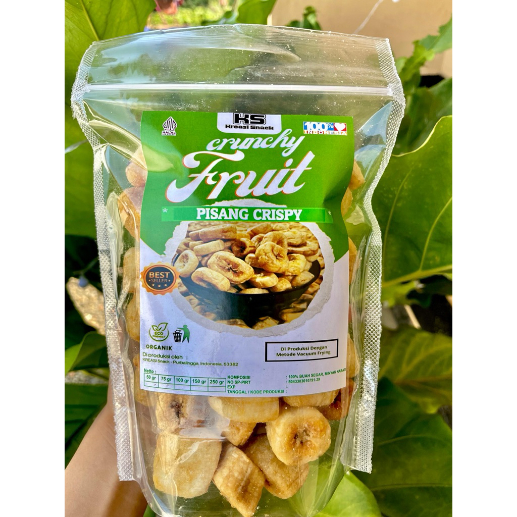

Pisang Crispy/Buah Kering/Pisang Oven Crispy 250gr