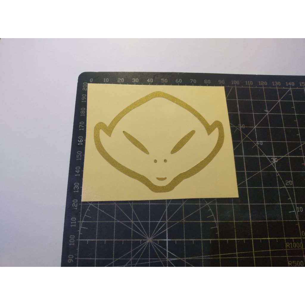 

stiker cutting alien