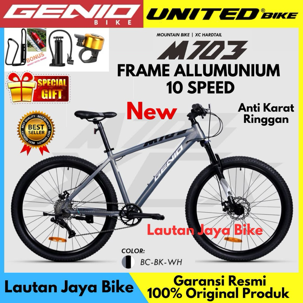 Sepeda Gunung 27.5 MTB Genio M3411 M703 M573 by United