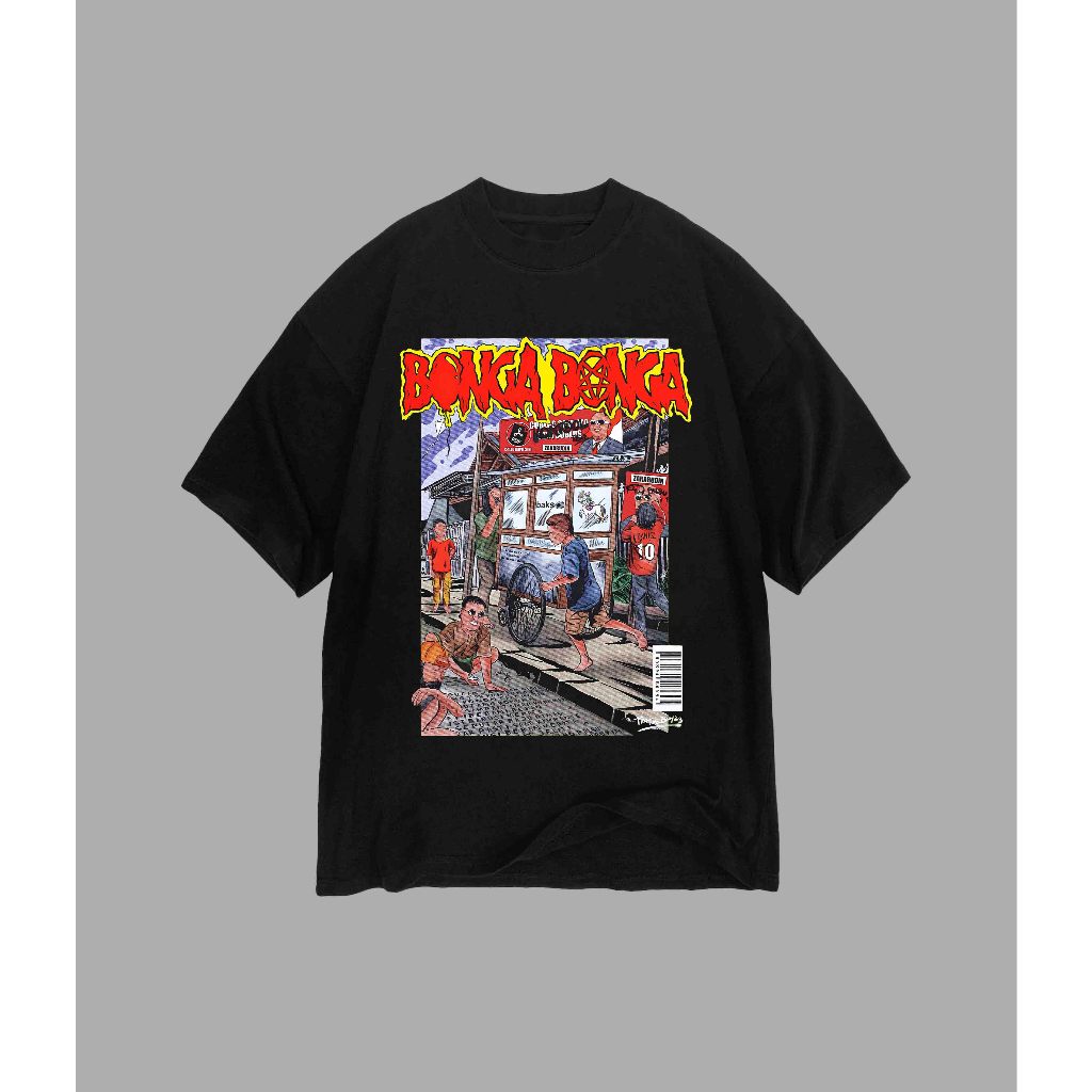 T-shirt Bonga Bonga - Kontrol Polos | Kaos Band Bonga Bonga - Kontrol Polos