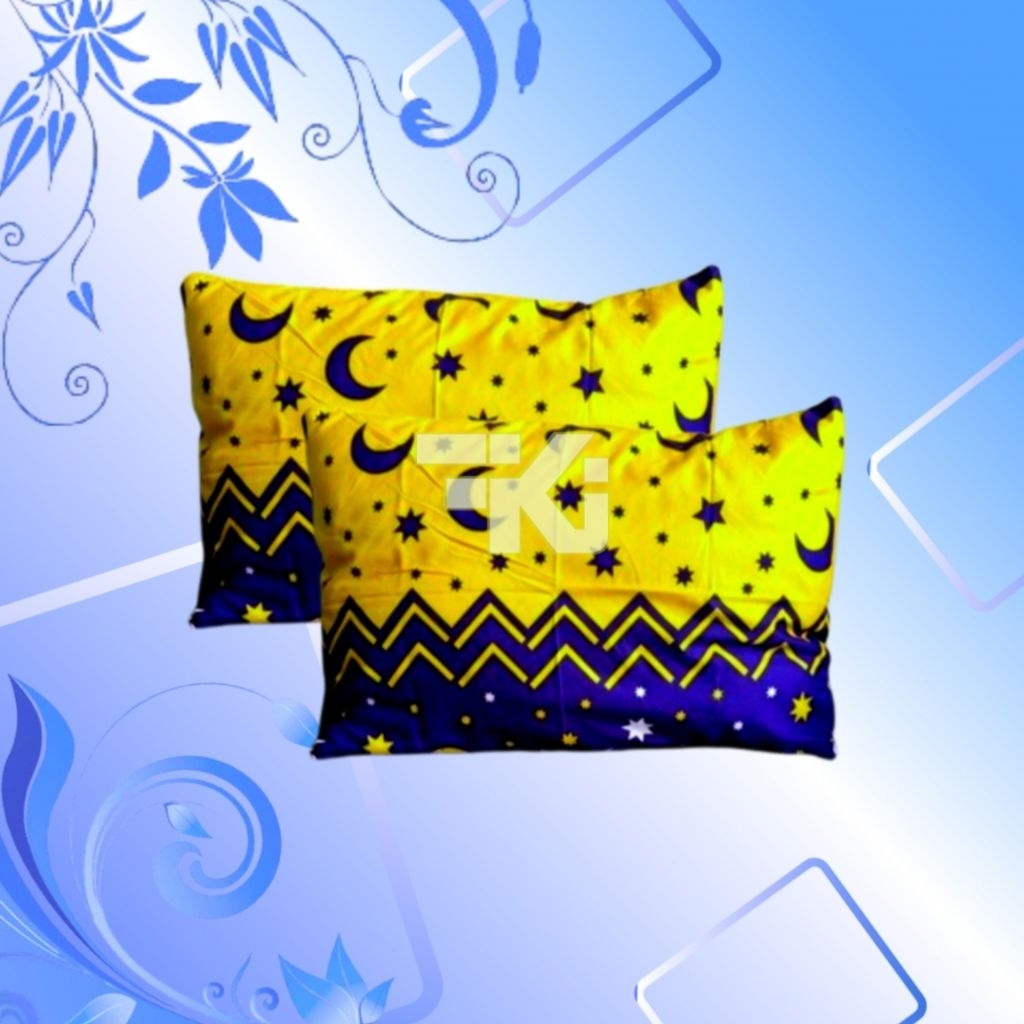 sarung bantal & guling motif bulan bintang murah